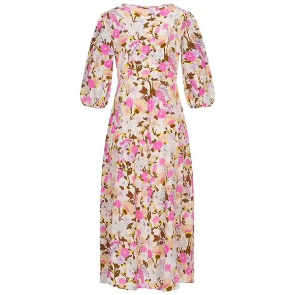 WEEKEND MaxMara Silk Floral Dress - Picture 2 of 8
